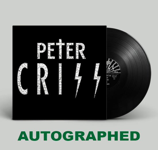 Autographed Peter Criss - "Peter Criss" (Black Cover) Vinyl Album