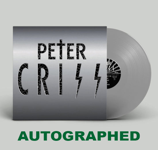Autographed Peter Criss - "Peter Criss" (Silver Cover) Vinyl Album