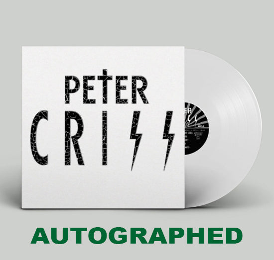 Autographed Peter Criss - "Peter Criss" (White Cover) Vinyl Album